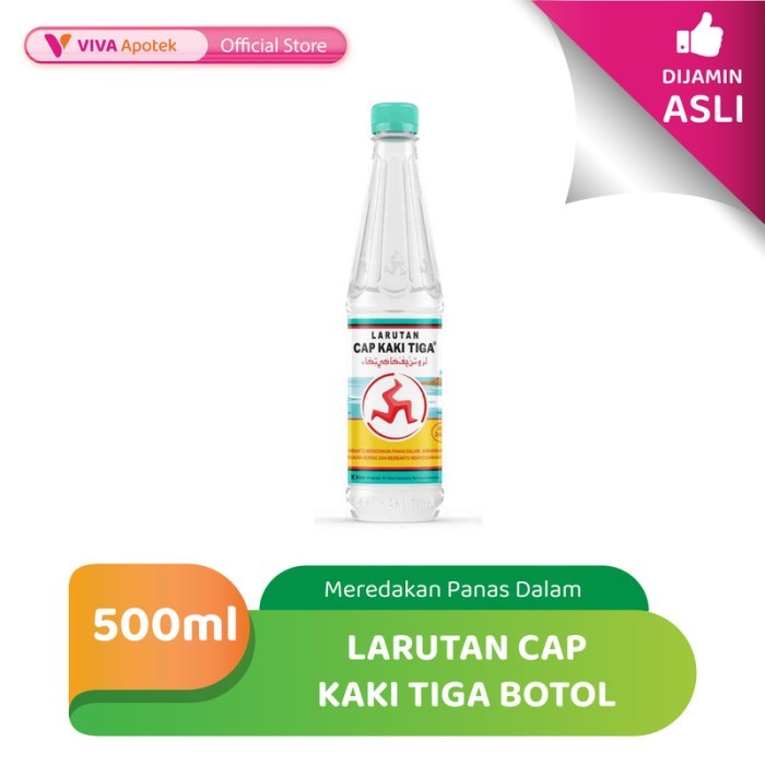 

Larutan Cap Kaki Tiga Botol Meredakan Panas Dalam (500 ml)
