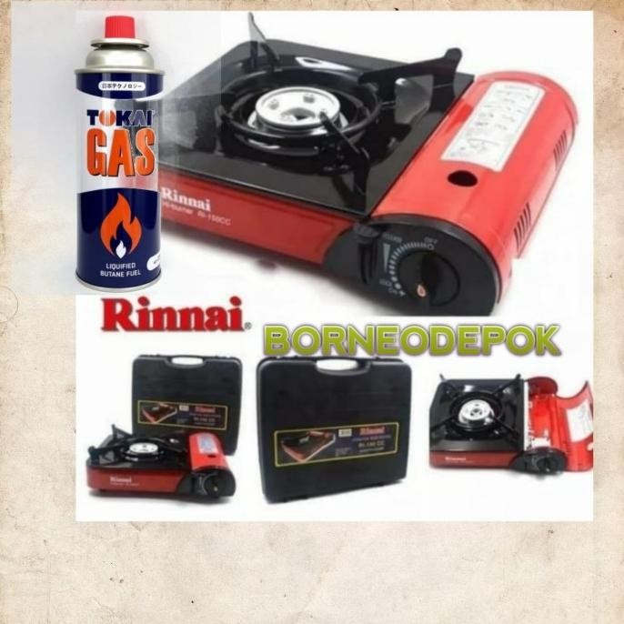 kompor portable Rinnai + tabung gas mini