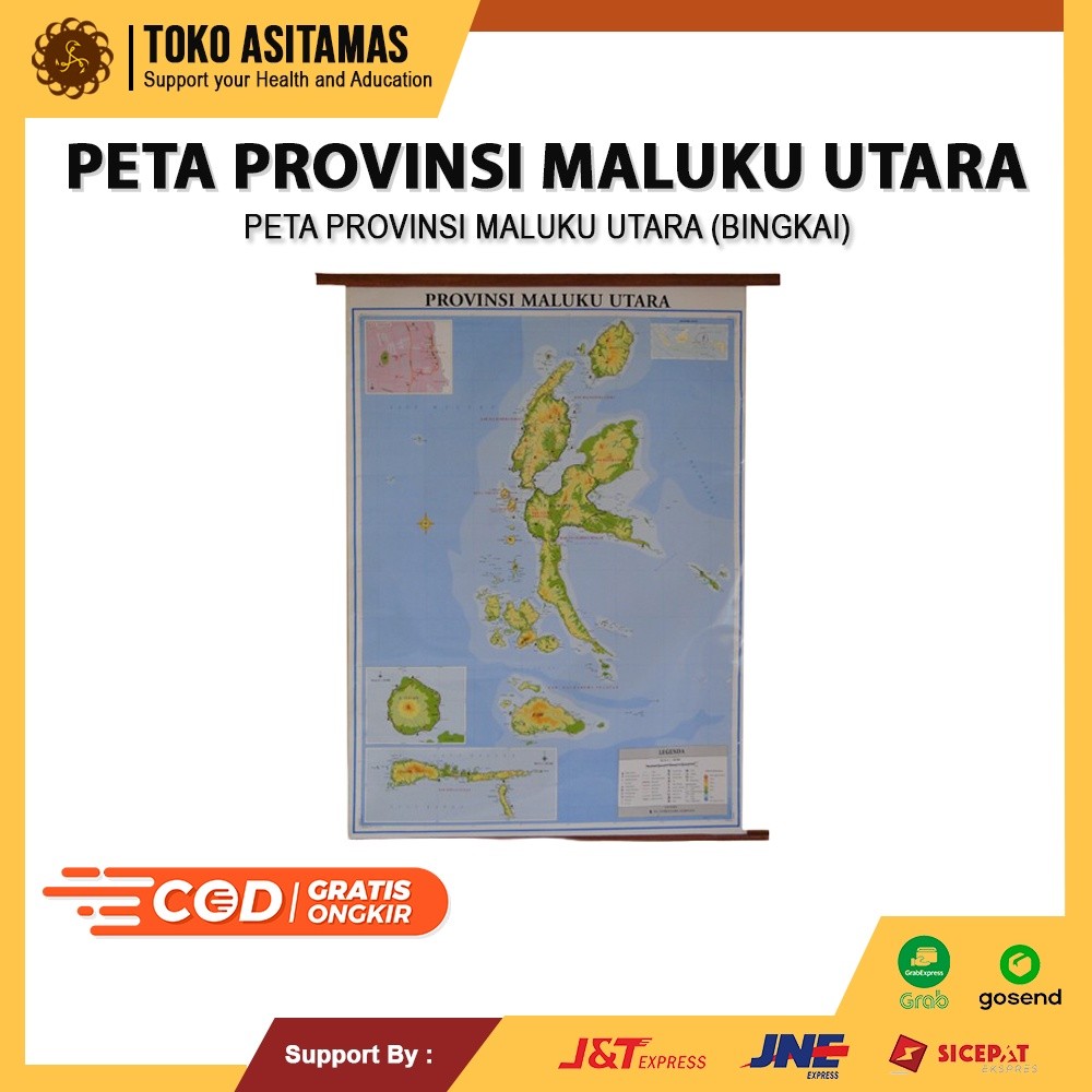 

Peta Provinsi Maluku Utara (Bingkai)