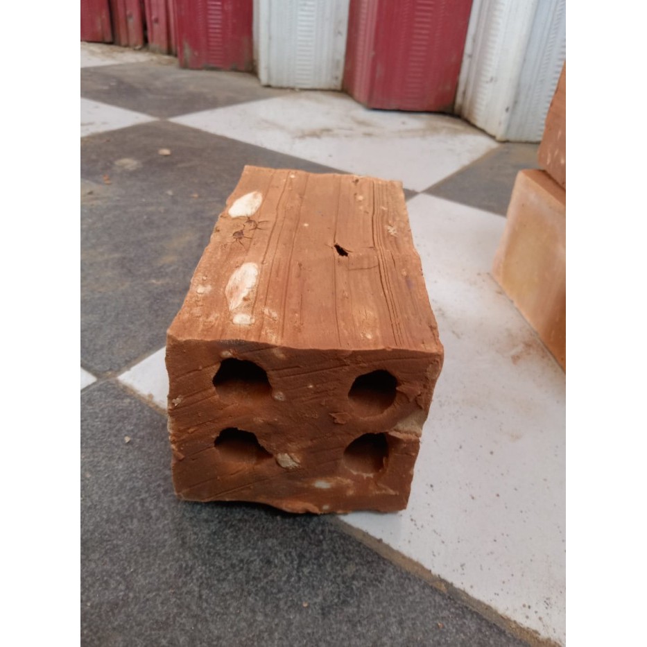 Han Batu Bata Bangunan Bata Merah Miniatur Tanah Liat Alat Bangun Rumah