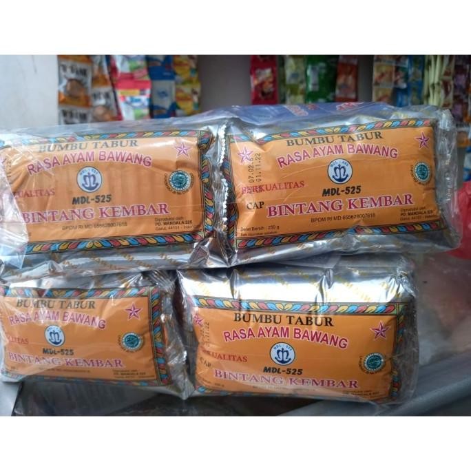 

>*>*>*>*] BUMBU TABUR AYAM BAWANG BINTANG KEMBAR 250 GR, bumbu penyedap