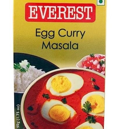 

Ready...Ready...Ready...] EGG CURRY MASALA EVEREST 50G / Kari Telur / Bumbu India