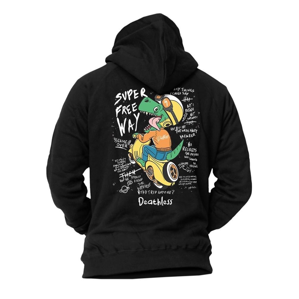 Promo Deathless Hoodie | Dinoe | Hitam