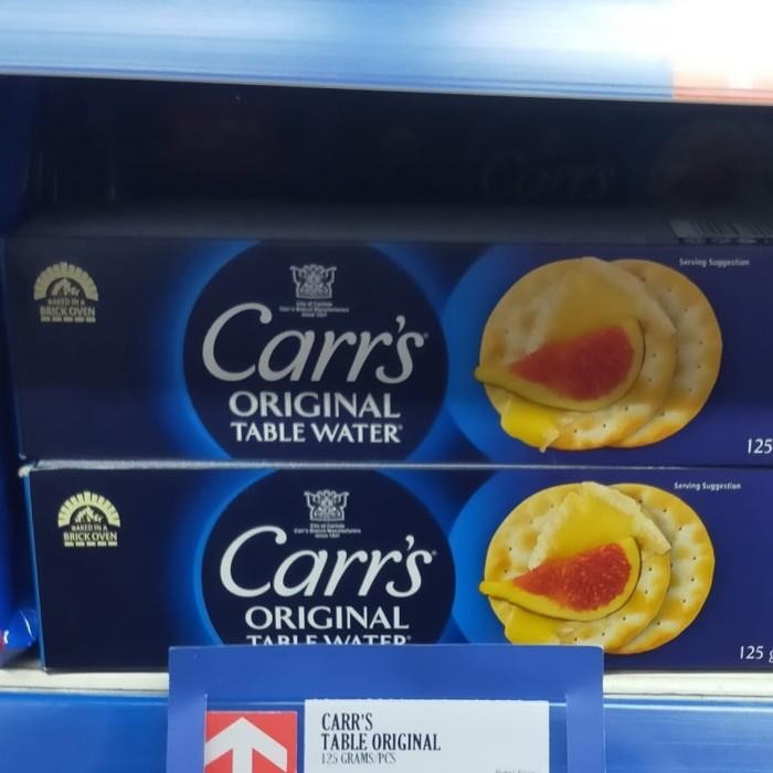 

Carrs Table Water Crackers Original 125Gr Biscuit Biskuit