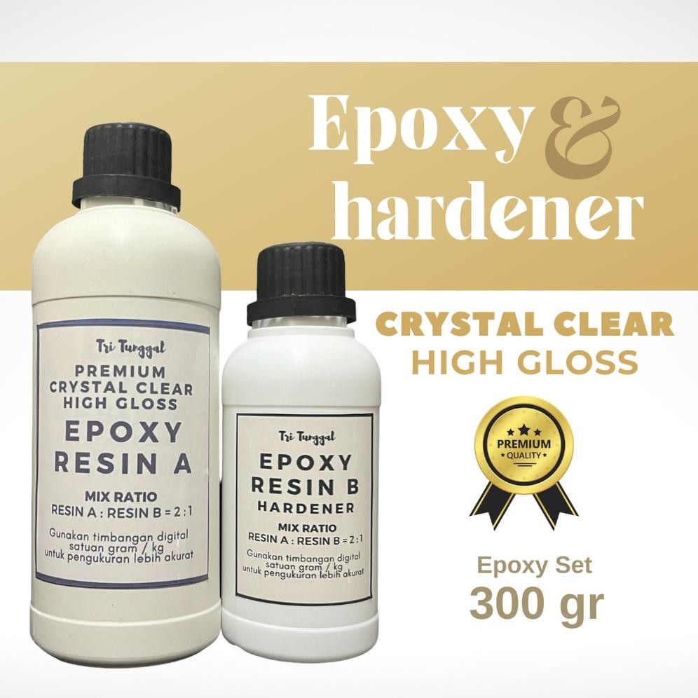 

Premium Resin Epoxy Premium Set 300Gr Crystal Clear Super Bening Geode High Gloss Paketan Recine Hardener Gantungan Kunci Ganci Hiasan Quality Resinnn Katalis Resin Kerajinan Art Seni Kesenian Cair Craft Crafting Prakarya Kertakes Diy Murah Tri Tunggal