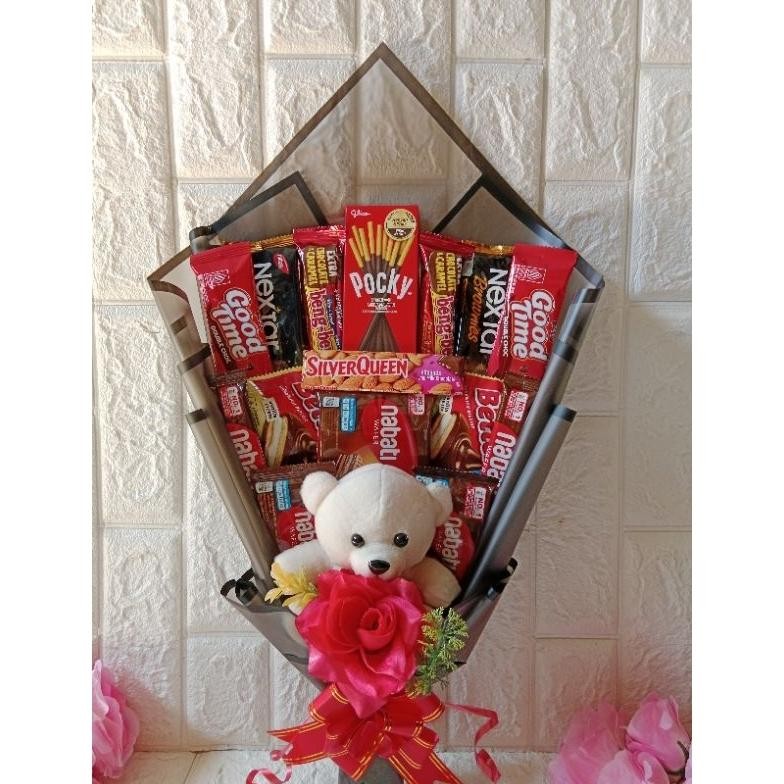 

er-79 (READY STOCK) BARANG BISA DIKIRIM HARI YANG SAMA - Bucket Snack /BUKET MAKANAN / SNACK BUCKET Sidang, wisuda, ultah, POCKY H12 Premium