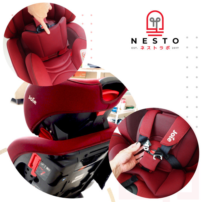 Ve Joie - Meet Stages Baby Car Seat Red - Dudukan Mobil Bayi Merah - Preloved