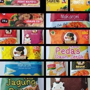 

ss-64 PAKET USAHA B RESELLER MAKARONI NGOCOR (30 pcs 15RASA) Termurah