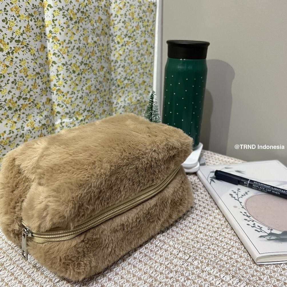 

ZX41 Lucy Pouch - Tempat Pensil Alat Tulis Bulu Pouch Make Up Mini Aesthetic Import PC002 Murah