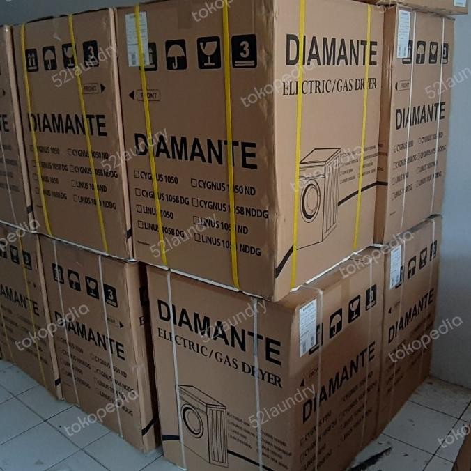 Mesin pengering / dryer Diamante 10,5kg full listrik / non konversi