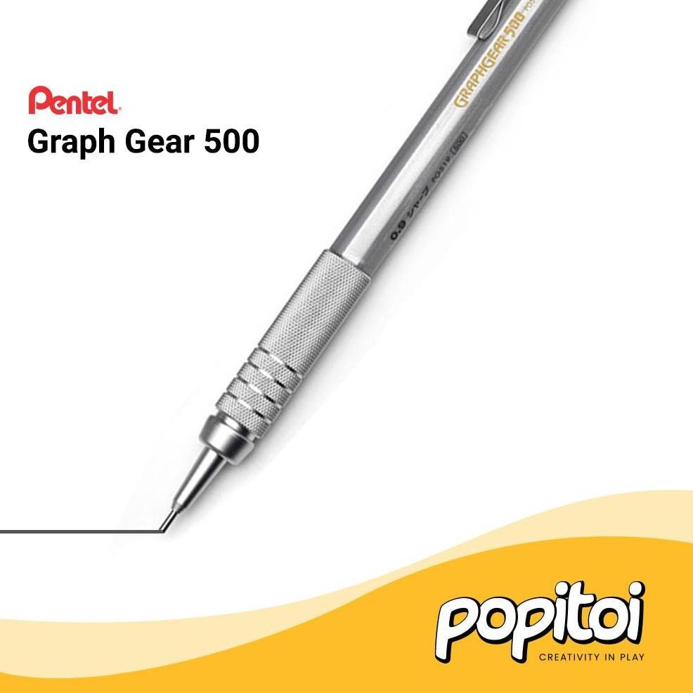 

ter-46 Pentel Graph Gear 500 Mechanical Drafting Pencil GraphGear Pensil Mekanik Termurah