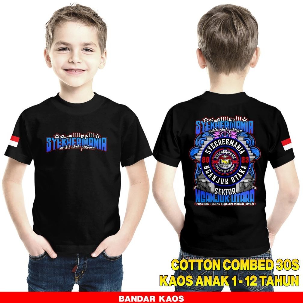 Limited Bandar Kaos Syekhermania Indonesia 4 - Kaos Anak Usia 1 Tahun Sampai 12 Tahun - Kaos Habib S