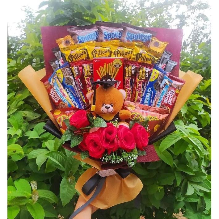 

gha-68 (B) Buket Big Premium Snack Boneka Wisuda Bunga Lengkap Cowo/paket/bingkisan Snack Ulang Tahun/Ultah/ Wisuda/Kado/Hadiah Pacar/sahabat/Sidang skripsi/seminar/santunan anak yatim Sale