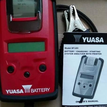 Battery Tester Accu  Alat Tester Aki  Aki Yuasa  Btj85 With Printer