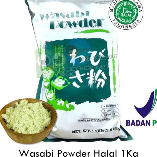 

Wasabi Powder Halal 1Kg | Wasabi Bubuk Halal 1Kg