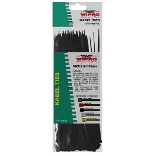 

:=:=:=:=] WIPRO KABEL TIES CABLE TIE 3.6 X 200MM (20CM) WARNA NEON BLACK