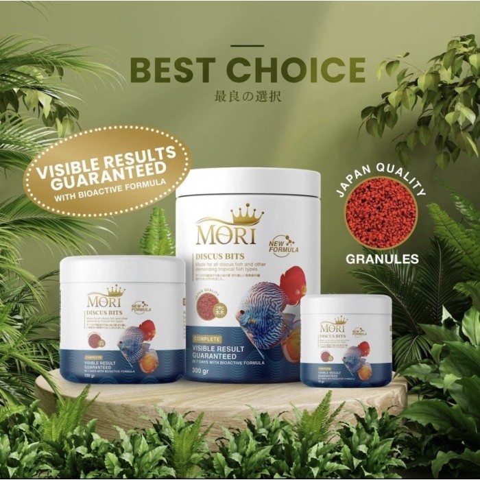 Mori Discus Bits Pakan Premium Japan Diskus