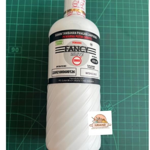 

Cross Fancy White Putih 450 Ml 580 Gr Pewarna Makanan Icing Color