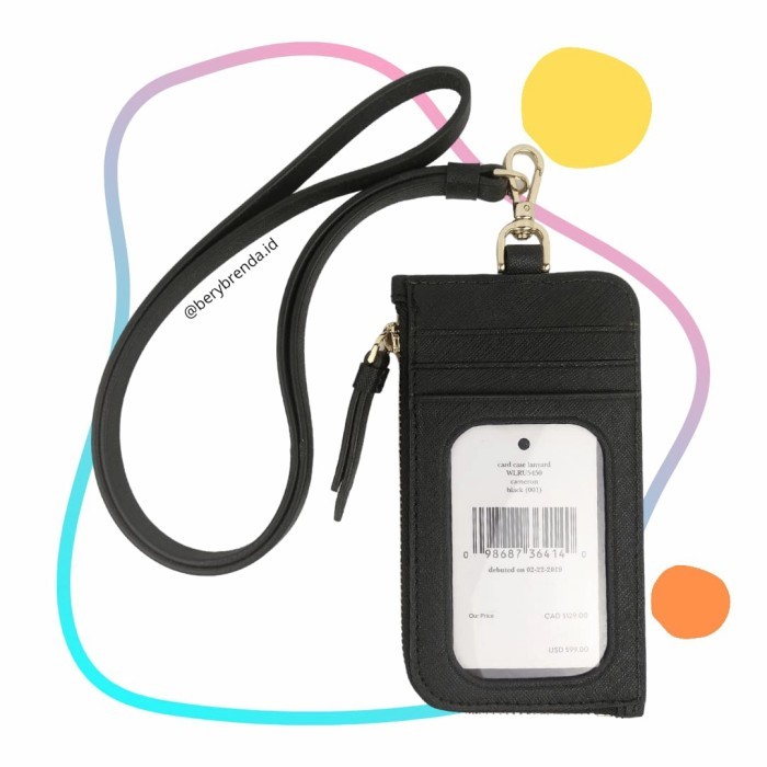 

Terbaru!!! ORIGINAL! KATE SPADE Floral Lanyard ID Card