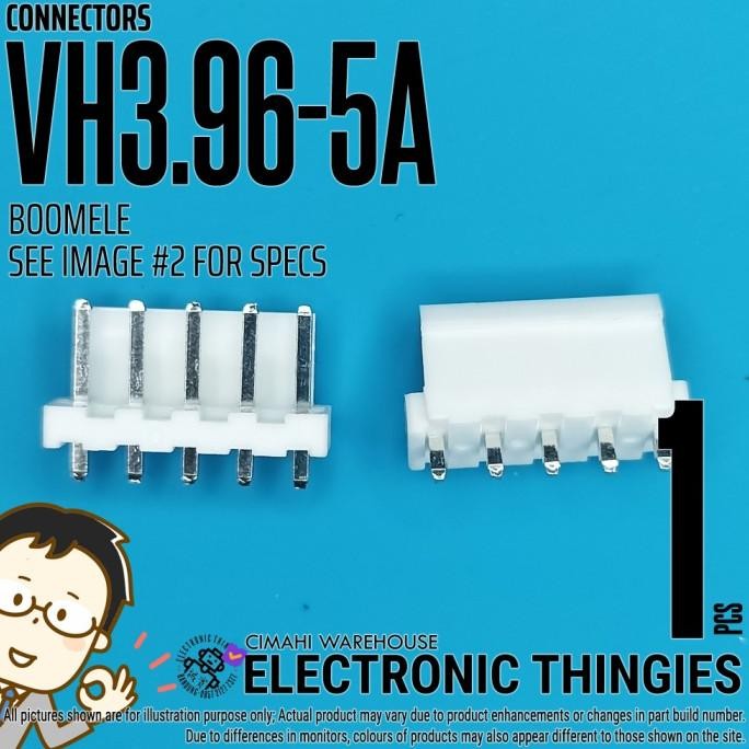 Baru (8) VH3.96-5A BOOMELE KONEKTOR VH3.96 HEADER 5P 5 PIN MALE 3.96 thingie43