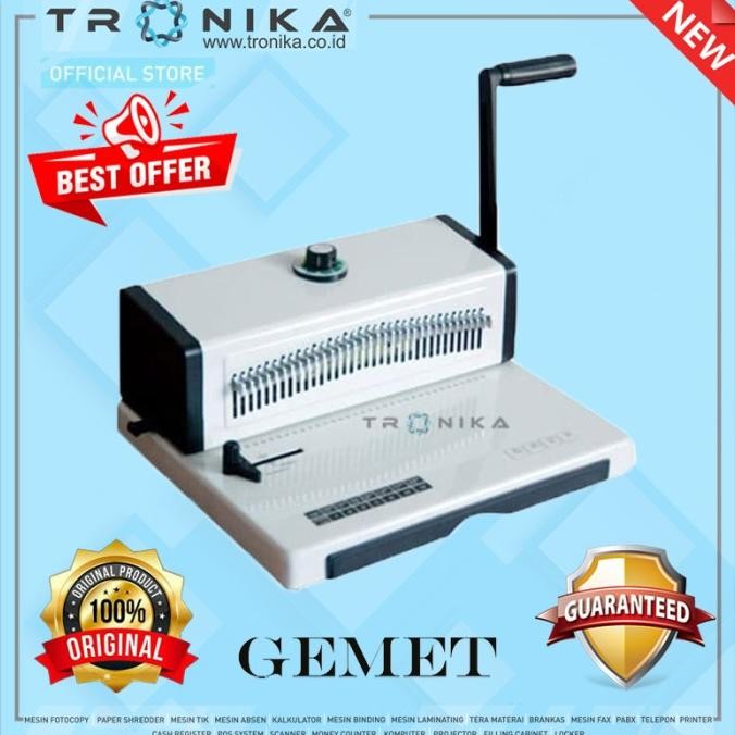 

MESIN JILID | GEMET 31 XWA | ORIGINAL | GARANSI RESMI ORIGINAL DAN TERPERCAYA
