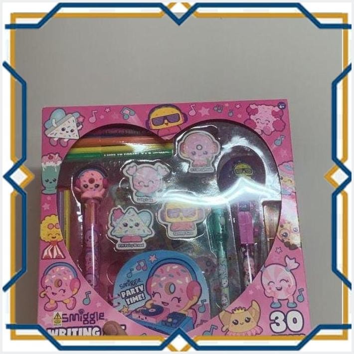 

[SHI] SMIGGLE WRITING SET AND STICKER NEW ORI 30 PIECES SPIDOL NOTES