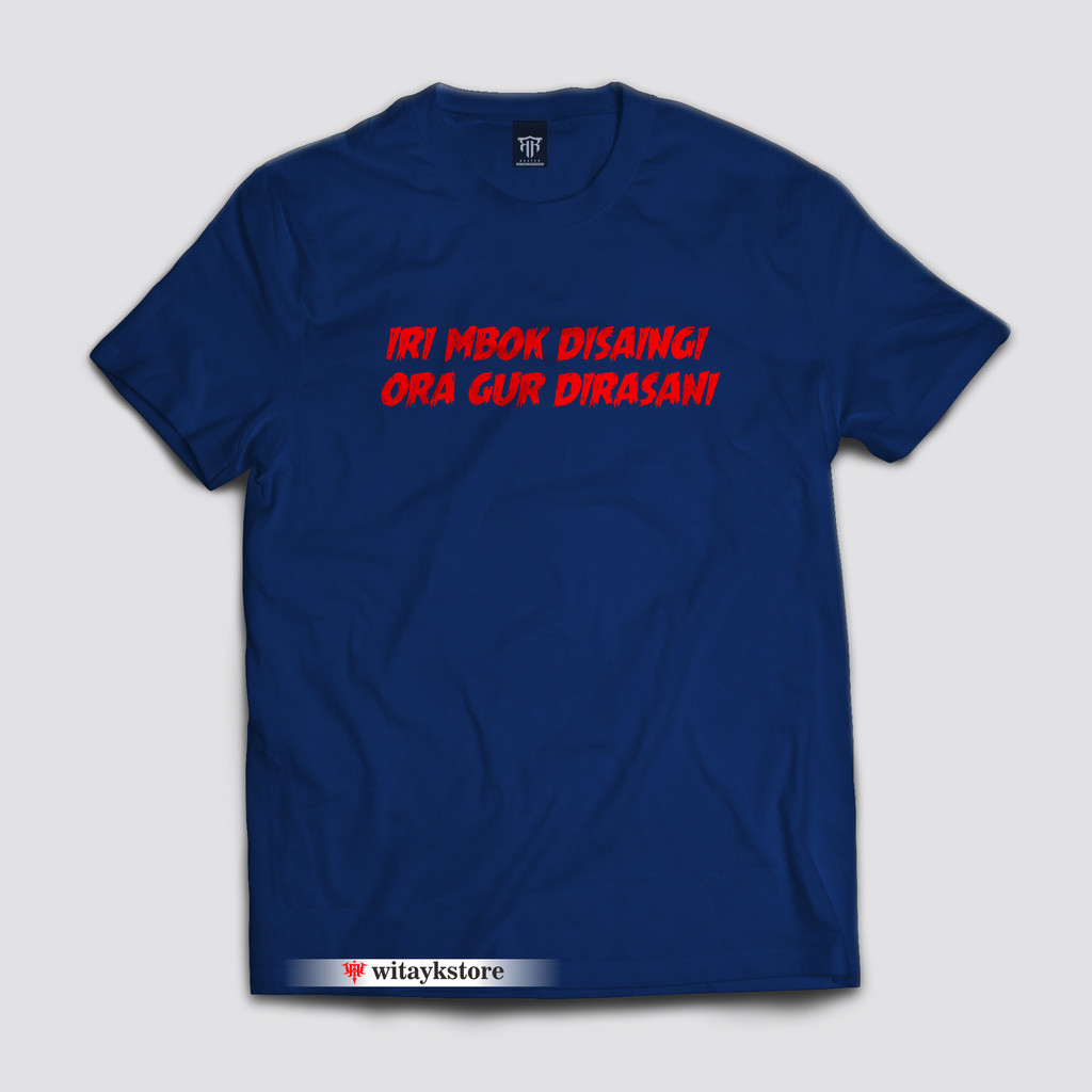 WitaYk T-shirt Kaos Custom Kaos Kata Kata Kaos GembiraV216