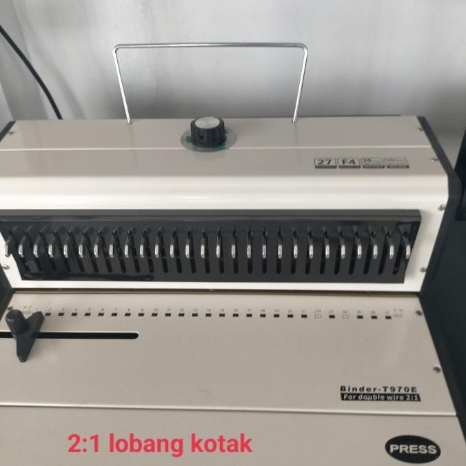 

MESIN JILID LOBANG KOTAK 2:1 ORIGINAL DAN TERPERCAYA
