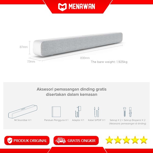 Xiaomi Mi Soundbar Multimedia Wireless Bluetooth Speaker Original