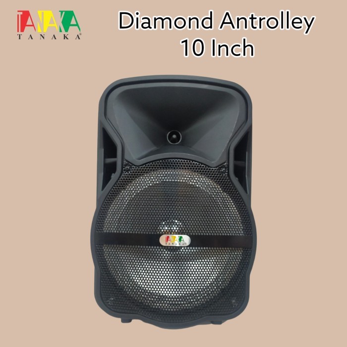 SPEAKER PORTABLE TANAKA DIAMOND ANTROLLEY 10 INCH BLUETOOTH