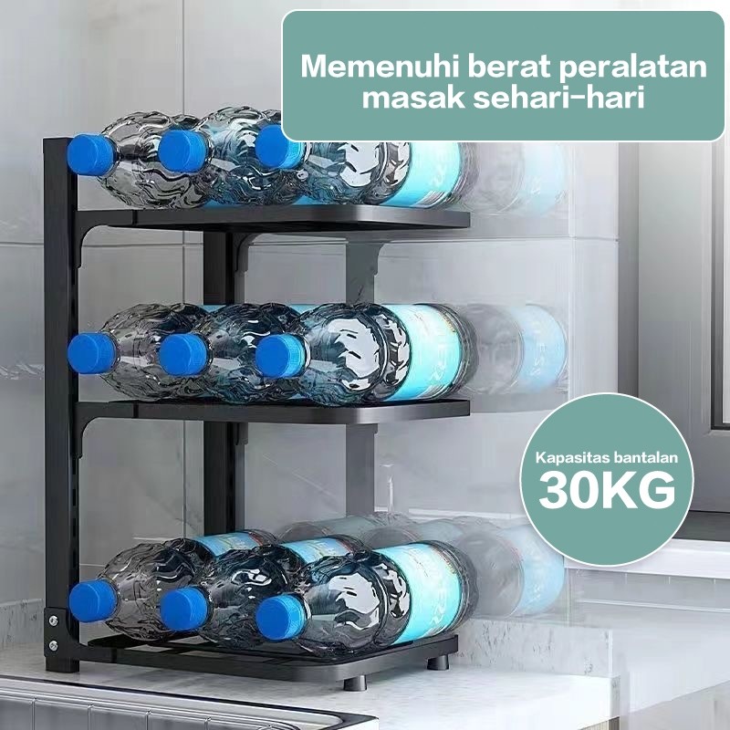 murah damaindah rak susun bawah wastafel rak tingkat dan beroda rak penyimpanan adjustable peralatan