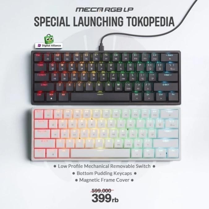 READY Keyboard Digital Alliance Meca 6 RGB - Keyboard Gaming DA Meca 6 RGB