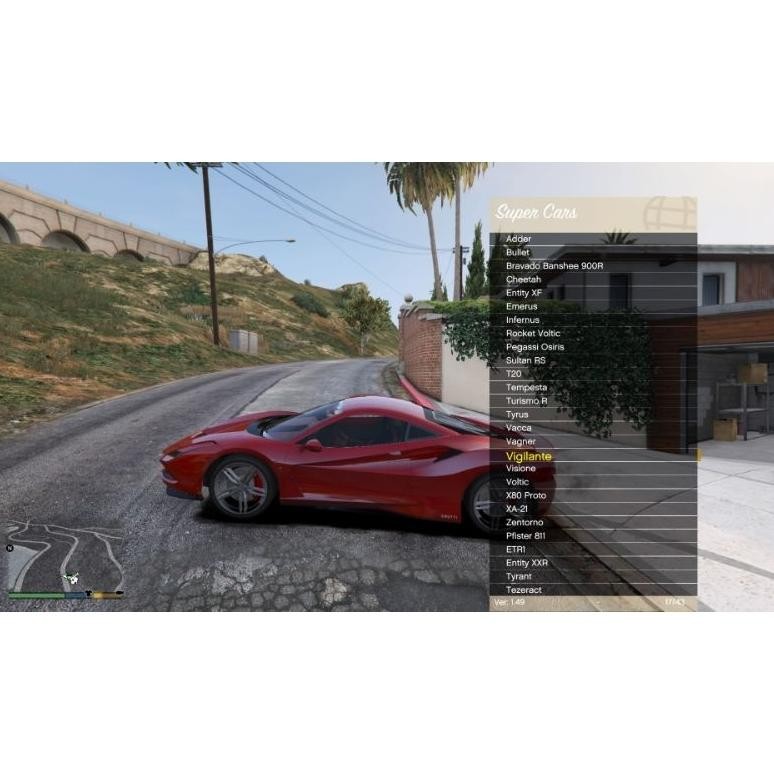 GV23 GTA 5 Mod Indonesia PS4 HEN Via Hardisk Murah