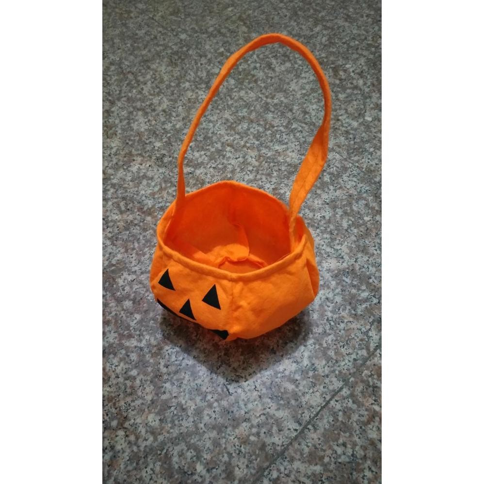 

NEW ARRIVAL TAPB TAS HALLOWEEN PUMPKIN LABU TRICK OR TREAT GOODIE BAG FLANEL PROMO