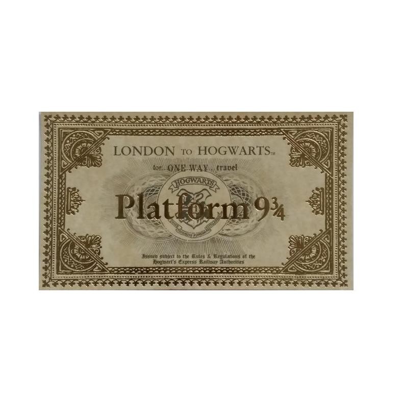 

NEW ARRIVAL HPTB TICKET BUS HARRY TIKET BIS PLATFOM 93/4 LONDON HOGWARTS BOOKMARK PEMBATAS BUKU KARTU VIRAL