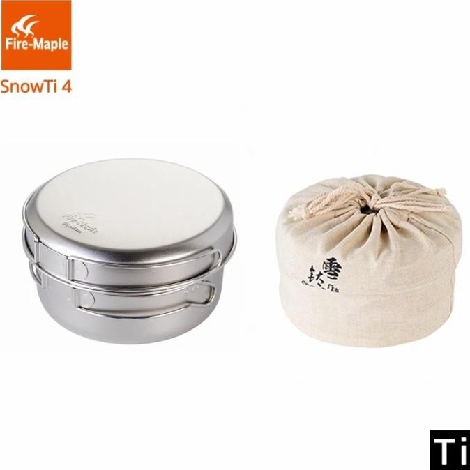 TERBARU ALAT MASAK CAMPING COOKING SET TITANIUM ULTRALIGHT ORIGINAL FIRE MAPLE
