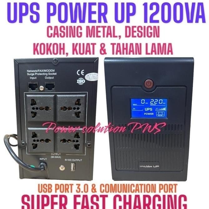 Ups Aldo 1200 Va ups komputer battery backup stabilizer ups 1200Va