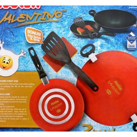 Valentino Set (Wajan+Teflon)