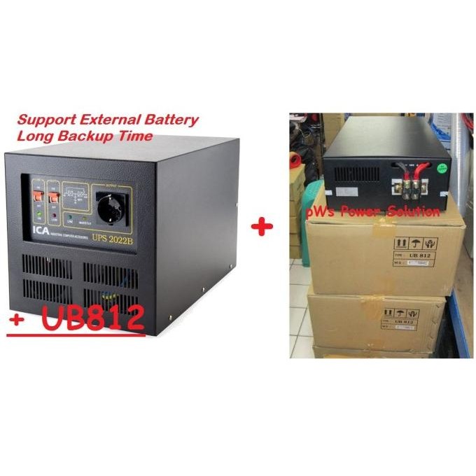 UPS ICA 2022B + UB812 UPS ICA 4000VA / 2000W