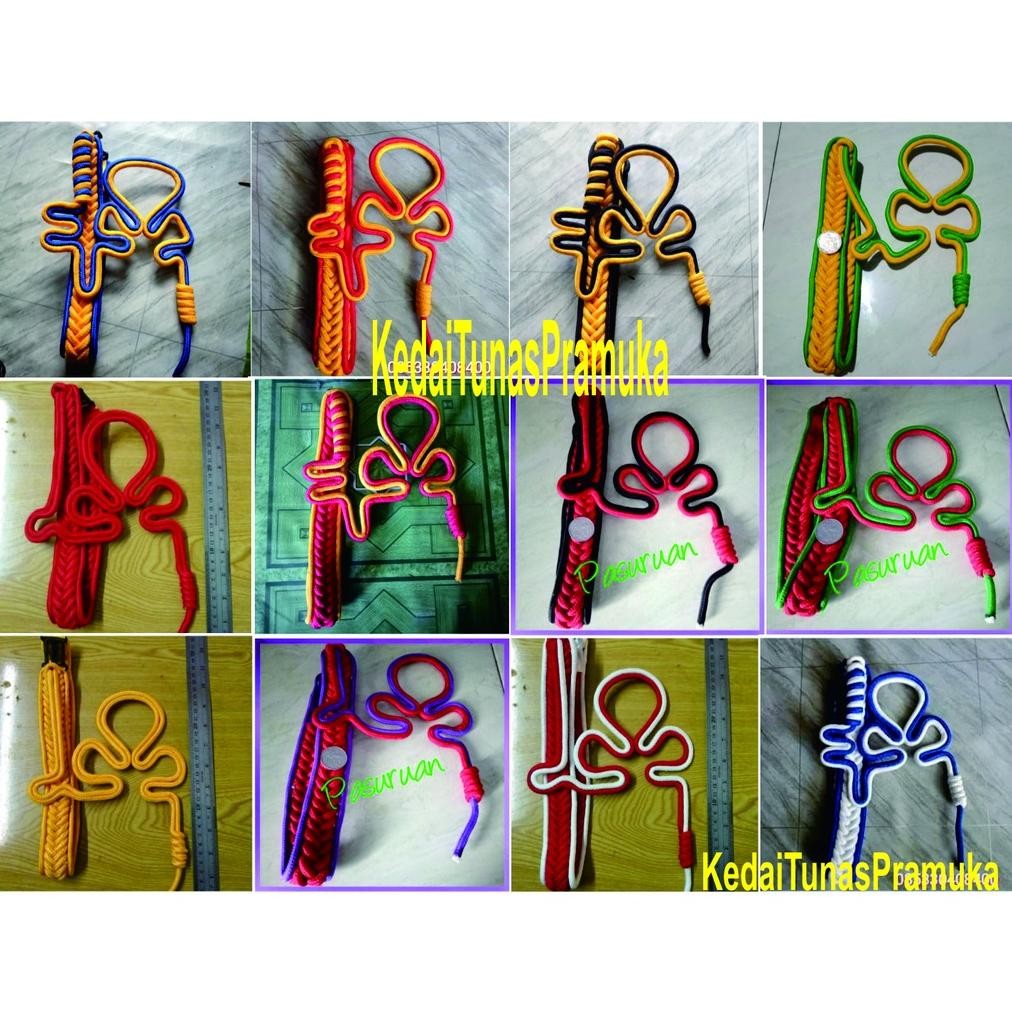 

Termurah Tali Koor Talikur Pramuka Variasi 2 Warna Tali Pramuka Paskibra Grosir