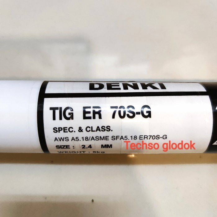 Terlaris Kawat Las Tig Er70S-G Denki Untuk Mildsteel / Carbon Steel