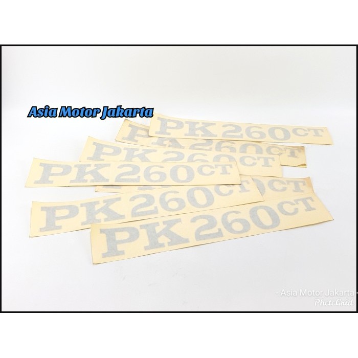 Sticker Tulisan PK260CT - Ornament - Truck Nissan Euro - PK260CT