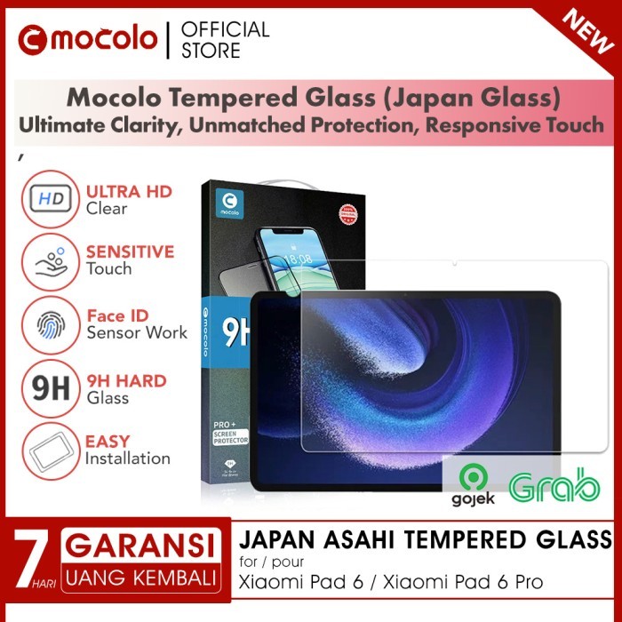 TEMPERED GLASS XIAOMI PAD 6 / MI PAD 6 PRO - MOCOLO ANTI GORES