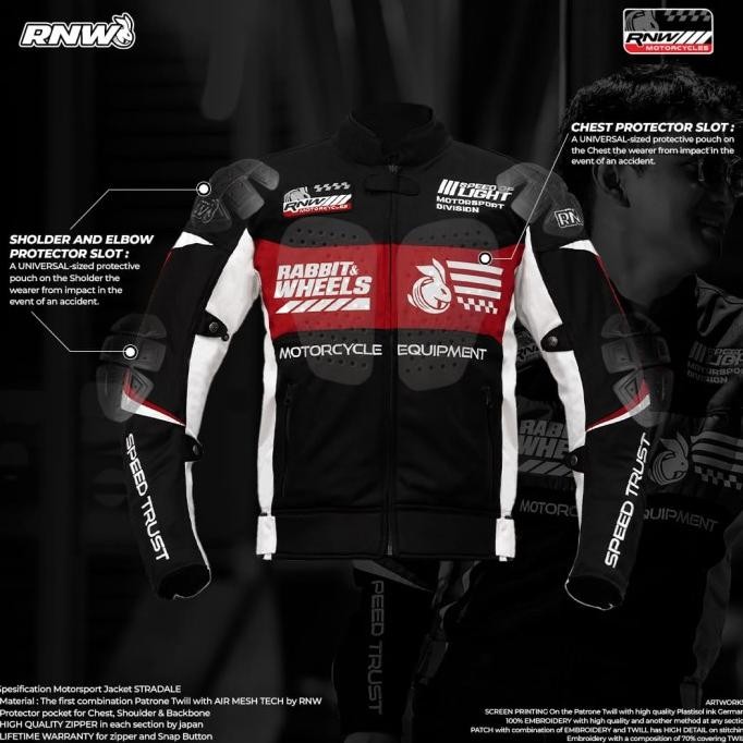 Stradale Motorsport Jacket Rabbit And Wheels