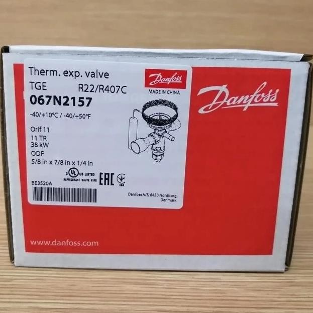 Expansi Valve Danfoss Tgex 11 Tr (Tge 11 Tr) R22/R407C