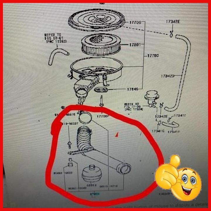 [JBS] SELANG HAWA SELANG FILTER UDARA KIJANG KAPSUL CARBURATOR ORIGINAL