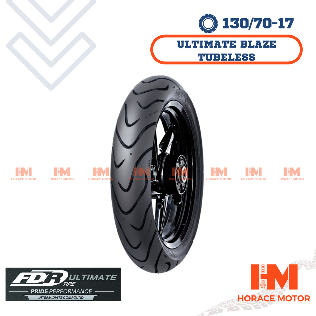[HRC]FDR Ultimate BLAZE 130/70-17 Ring 17 130/70 Ban Motor Tubeless Tubles
