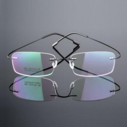 FONEX Frame Kacamata Frameless Titanium Ultra Light - JHY-295
