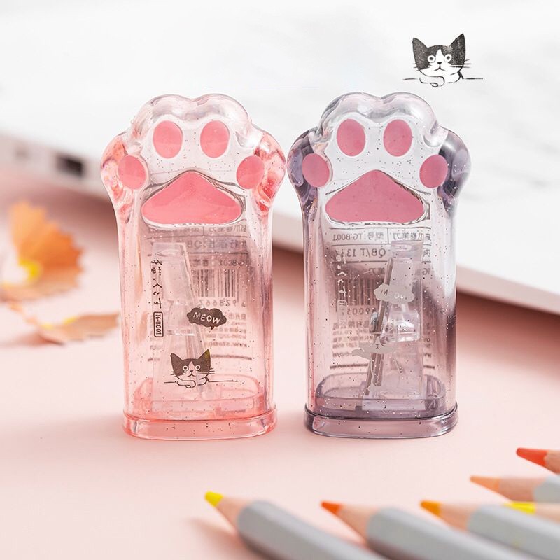 

[MILOLI] 1Pcs SHARPENER PENSIL CAT PAW Rautan Peraut Pensil Aesthetic Estetik Alat Tulis - F0222