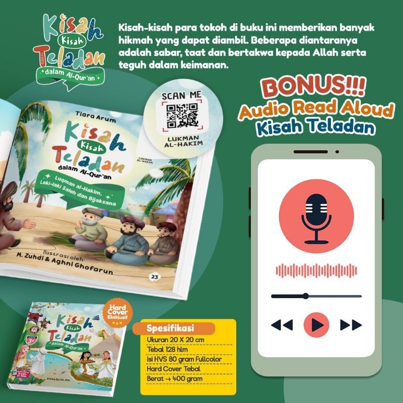 

Buku Cerita Anak Islami Kisah Kisah Teladan dalam Al-Qur'an Ziyad Books